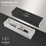 Parker IM Ballpoint Pen Brushed Metal Medium Blue Ink Gift Box view 2