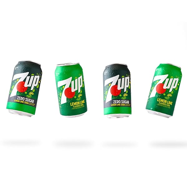 ZERO SUGAR 7-UP SODA, 12 OZ., PACK OF 12