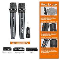 The Platinum Wireless Microphone for mic Input UHF
