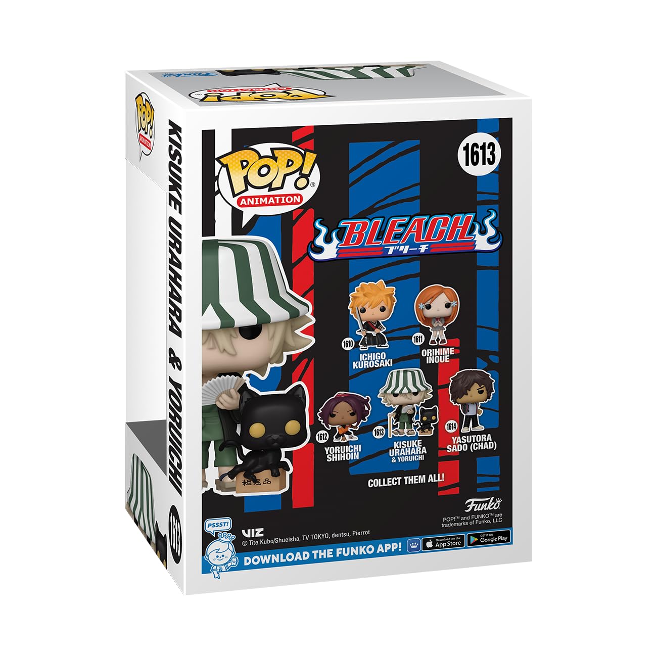 Funko POP! Animation: Bleach - Kisuke Urahara with Yoruichi - Bleach - Collectable Vinyl Figure - Gift Idea - Official Merchandise - for Kids & Adults - Anime Fans - Model Figure for Collectors