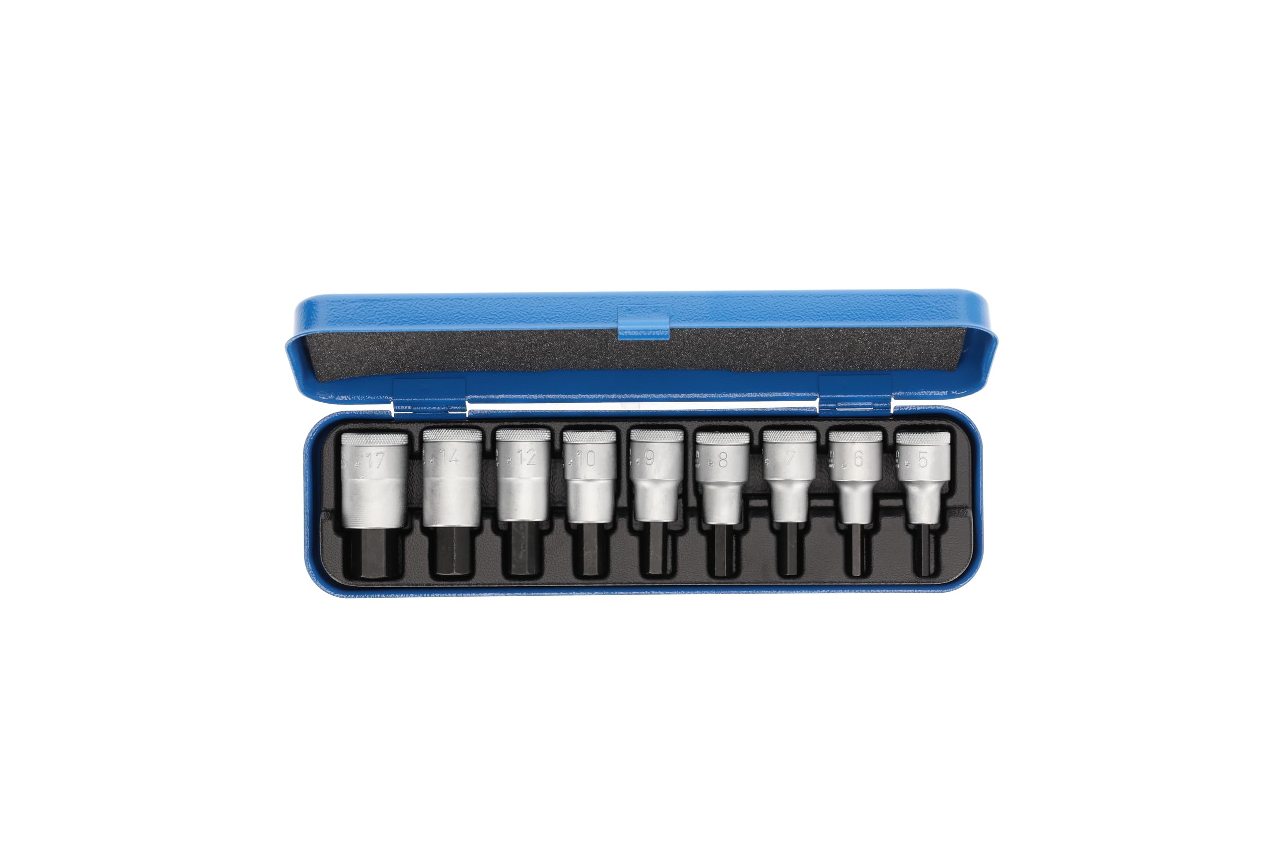 GEDORE Bit Set, Screwdriver bit Socket Set for Allen Head Screws, 9-pc., Screwdriver bits, Tool, in 19 PM