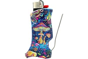 Toker Poker - Bic Lighter Case Multi Tool, Night Time Design, All Inclusive Tool for Camping and Other