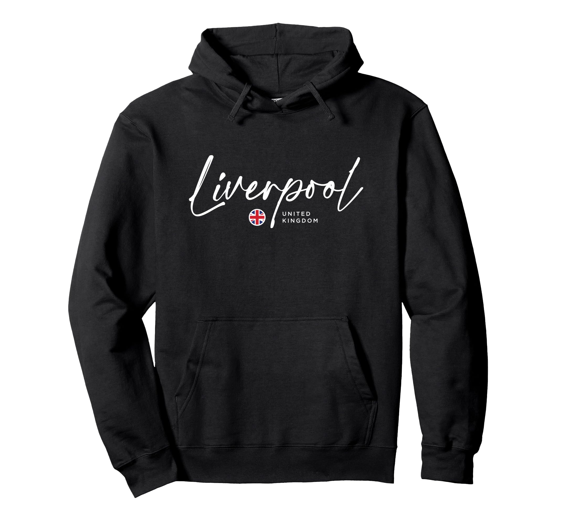 Liverpool UK United Kingdom Pullover Hoodie