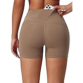 BYAWAY Yoga Biker Shorts with Pockets for Women,Spandex 3'' High Waisted Volleyball Workout Athletic Running Shorts