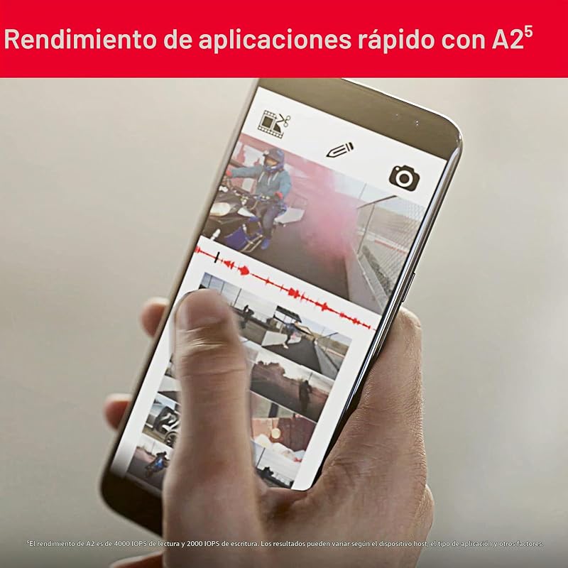 Extreme MicroSDXC 512GB UHS-I A2 V30 Clase 10 con Adaptador SD — foto 5 de 6