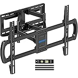 MOUNTUP TV Wall Mount, TV Mount Swivel and Tilt Full Motion for Most 42-75 Inch Flat Curved TVs, Wall Mount TV Bracket with A