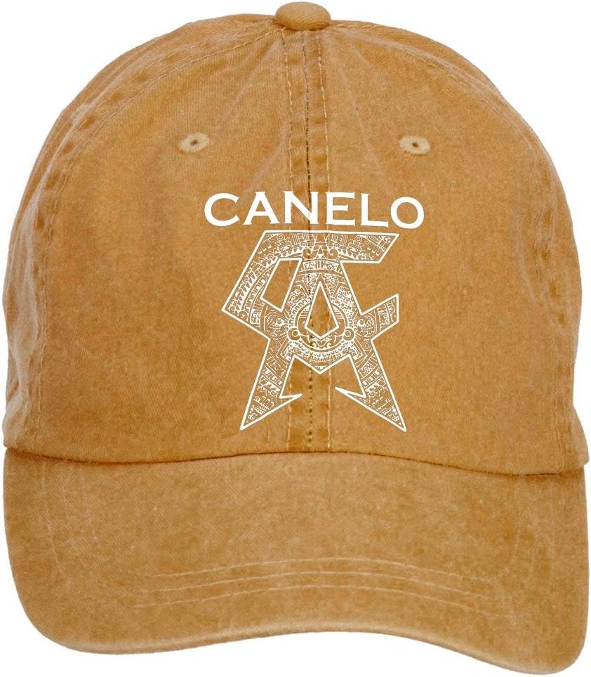 Desig Creato Adjustable Canelo Alvarez Logo Boxing Player Designed Hats for Male Brown One Size