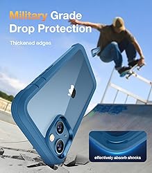 Diaclara Designed for iPhone 13 Case, Full Body