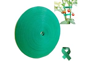 BGCLOUD Plant Ties,1/2" 66ft Reusable Plant Tape Adjustable Garden Ties for Supporting Plants Tomatoes Climbing Planters Effective Growing