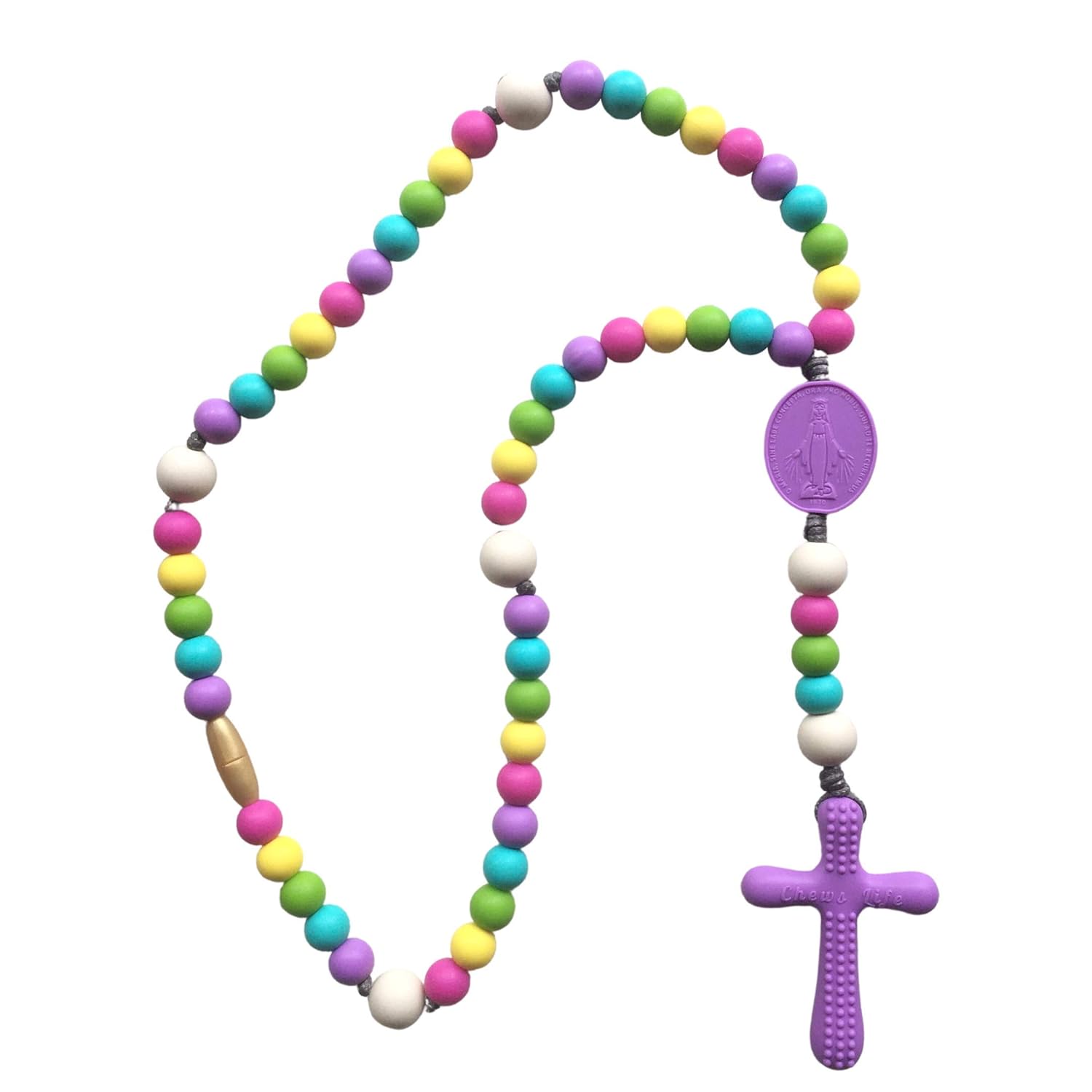teething rosary beads