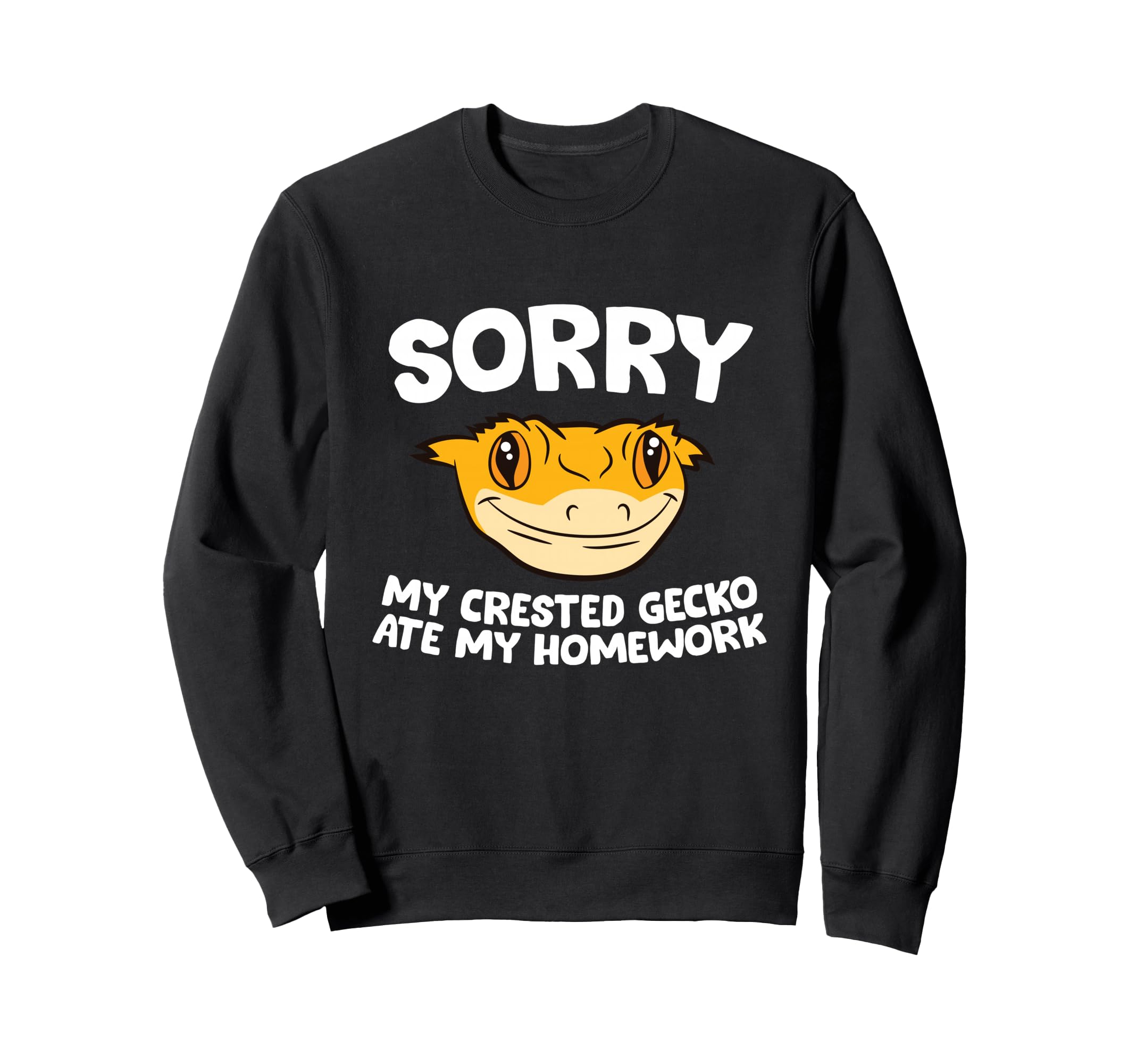 Crested Gecko Pet Sorry My Crested Gecko Ate My Homework Sweatshirt