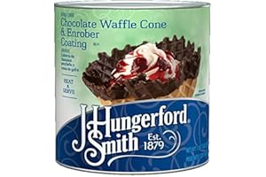 J. HUNGERFORD SMITH J Hungerford Smith Chocolate Waffle Cone And Enrober Coating, 123 Oz Can, 3 Pack