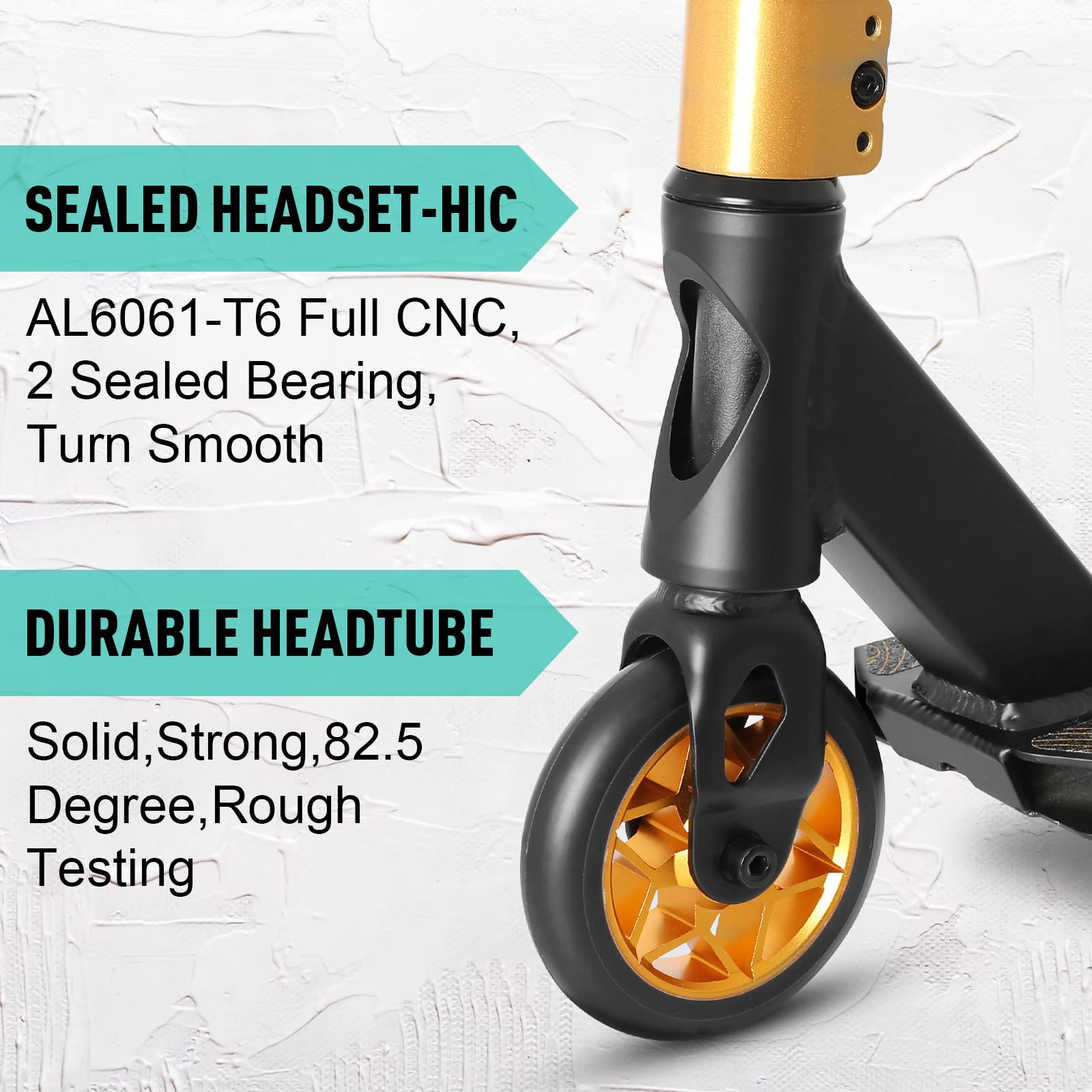 VOKUL K1 Pro Trick Scooter | Stunt Scooter, for Kids 8 Years and Up,Teens,Adults - Best Entry Level Freestyle Stunt Scooter for,Boys,Girls - Freestyle Skate Park Street Scooter