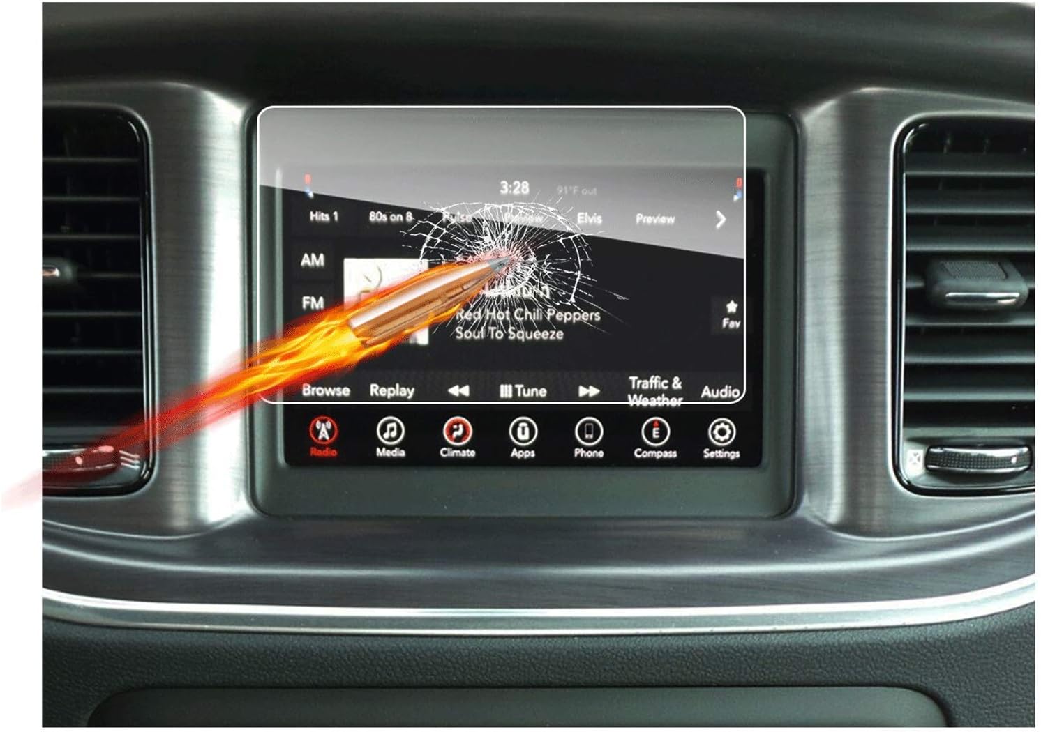 20112018 Dodge Charger Uconnect Touch Screen Car Display Navigation