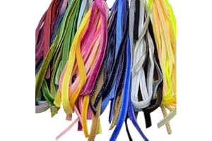 Chenkou Craft 30 Yards 1/8" (3mm) Velvet Ribbon Total 30 Colors Assorted Lots Bulk (Multicolored, 1/8"(3mm))