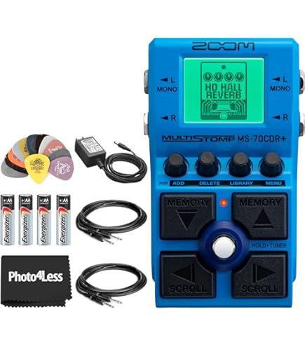 Amazon.com: Zoom MS-70CDR+ MultiStomp Bundled with Instrument