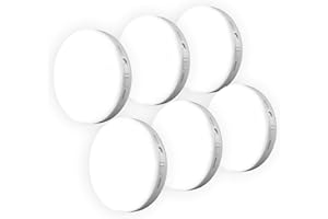 Homelist Motion Sensor Puck Lights, Closet Lights Battery Operated, USB Rechargeable Under Cabinet Lights, Wireless LED Night Lighting for Kitchen, Bedroom, Sairs, Hallway, Indoor Wall (6 Pack)