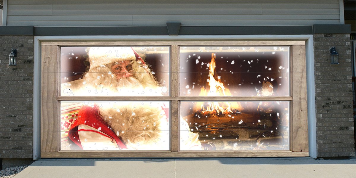 Amazon Com Re Usable 3d Effect Garage Door Cover Billboard
