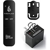 Gas Fireplace Remote Control Kit, On/Off Remote Control,for Millivolt Valve System, Replace for skytech 1420-A,1420TH-A,1001-A,1001TH-A -TX 3001,Napoleon F45,Acumen RCK-IW,and More