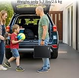 Anbte Folding Camping Table 60x40 cm with Storage Net 3 Height Levels view 7