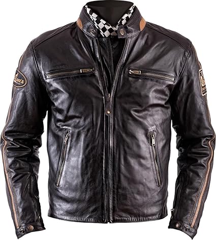 chaqueta café racer hombre