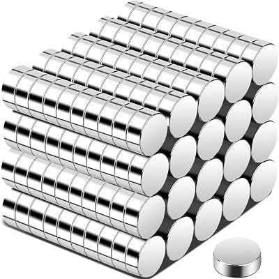 MIN CI 200 Pack Neodymium Magnets 5x2mm Small Flat Neodym Fridge Craft