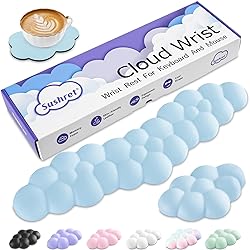 Sushret Cloud Wrist Rest Keyboard, Cloud Palm Rest