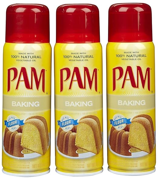 Pam Cooking Spray, Baking, 5 Oz, 3 Pack Grocery