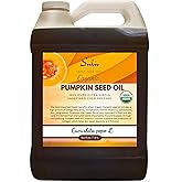 100% Pure Unrefined Virgin Pumpkin Seed Oil All Natural 4 lbs(64 fl.oz)