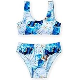 WhizBuzz Girls Swimsuits Two Piece Bathing Suits Sport Beach Bikini Sets UPF 50+ Teen Summer Swimwear with Chest Pad