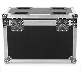 1Pc Flight Case for Moving Head Lights 19x15W RGBW 4-in-1 LED Stage Light (only for ZQ02253X2) with Built in Wheels and Retractable Tow Handle