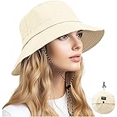NPQQUAN Waterproof Quick Dry Bucket Hats for Woman Men Packable Foldable Rain Sun Hat Lightweight Hiking Hat