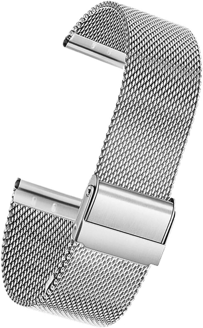 smaate Mesh Watch Band ONLY for ID205L VeryFitPro smartwatch and ID205 ID205G ID205S ID215G ID216 as Replacement, Stainless Steel, Milanese strap for Women, Quick Release, 205MM4S Silver: Clothing