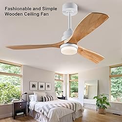 XBIBI 52 Inch Ceiling Fans with Light Remote