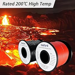 Dastard 16 AWG Silicone Stranded Wire【Black 100ft