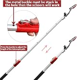 GARTOL Tree Pruner 110cm-166cm Telescopic Loppers, Lightweight & Strong view 2