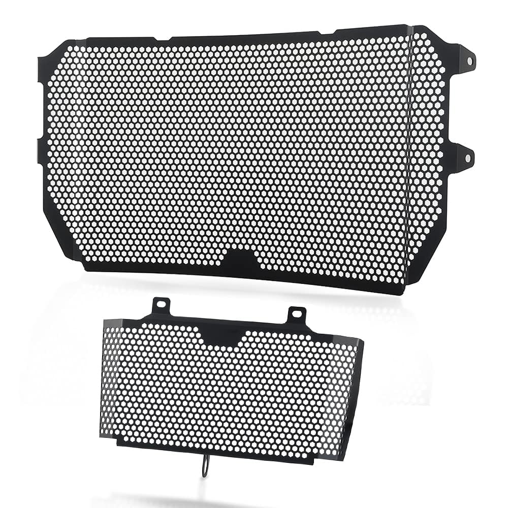 MZ-STORE MT-10 Motorbike Aluminium Radiator Grille Guard Cover/Oil Kit Guard for MT-10 MT 10 MT10 2016 2017 2018 2019 2020 2021 2022 2023 2024