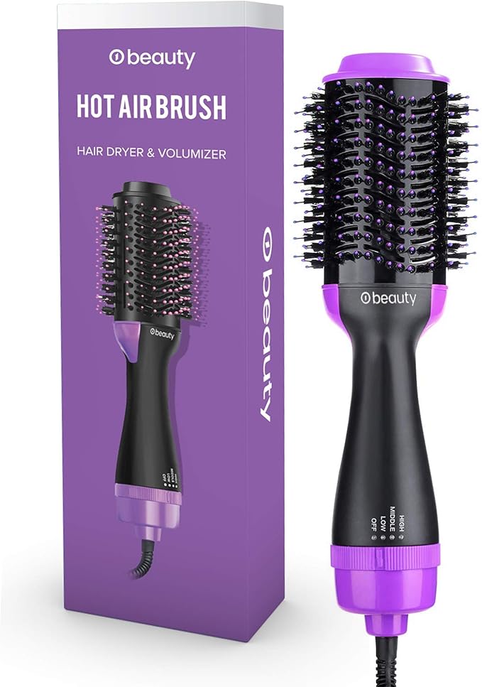 Professional Hot Air Brush, 4 IN 1 Hair Dryer and Hair Volumizer, Multi