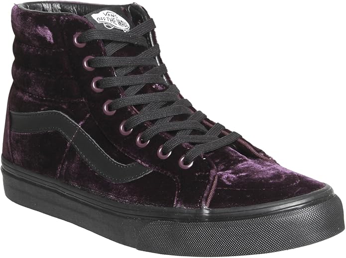vans velvet burgundy