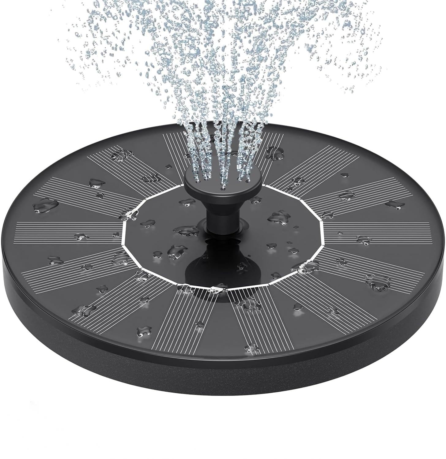 Solar Fountain, Solar Water Fountain, Solar Water Features for the Garden, Bird Bath for Garden, Solar Water Pump