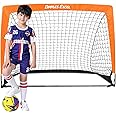 Dimples Excel Soccer Goals Kids Net for Backyard 7x5, 5x3.6, 4x3, 3x2.2 FT