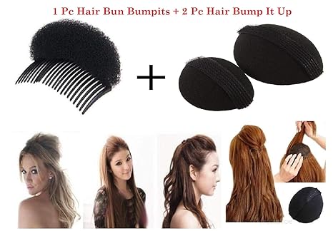 Buy Sbe 1pc Hair Bun Bow Bumpits 2pcs Of Hair Bump It Up Volume
