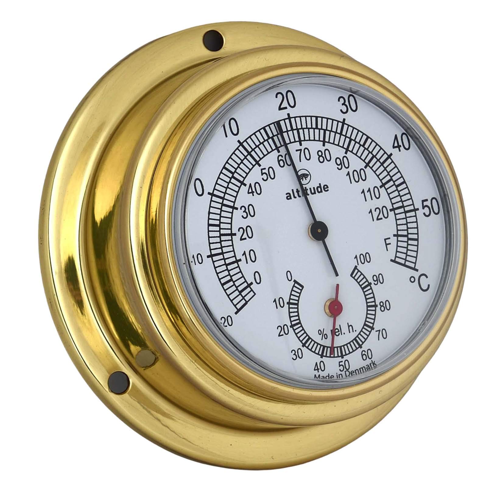 Delite Altitude Thermometer Humidity Hygrometer 95 mm 842th