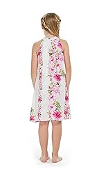 Matching Hawaiian Luau Mother Daughter Halter Dress