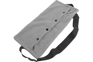 Parliky Bearded Dragon Carrier Portable Pet Shoulder Bag Gray Canvas Lizard Travel Pouch for Reptiles and Small Crawling Pets