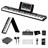 Folding Piano Keyboard, 88 Keys Full Size