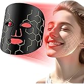 Red Light Therapy Mask for Face, 8 Modes LED Face Mask Light Therapy with 288 LEDs, 630nm & 850nm Infrared Light Therapy Mask at Home, Portable with Timer & 2600mAh Remote Control.