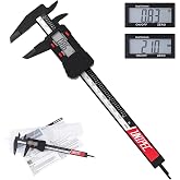UNIPEC 6 inch Digital Caliper Micrometer | ABS Body, LCD Screen, Auto-Off Feature, Inch and Millimeter Conversion, Accurate Measurements