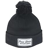 Penn State Nittany Lions NCAA Officially Licensed Pom Beanie Patch Brick Black