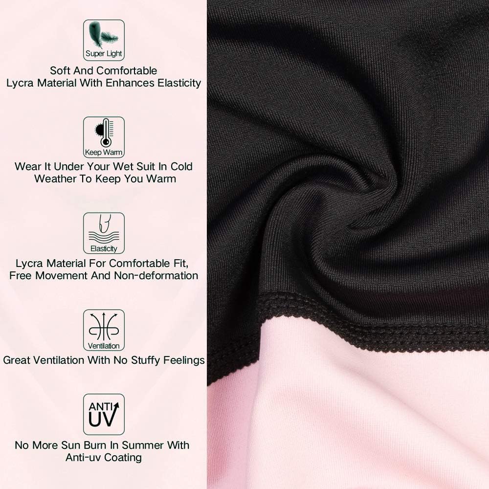 COPOZZ Dive Skin, Diving Snorkeling Surfing Spearfishing Rash Guard-Full Body UV Protection - for Men Women Youth Thin Wetsuit Jellyfish Skin: Sports & Outdoors